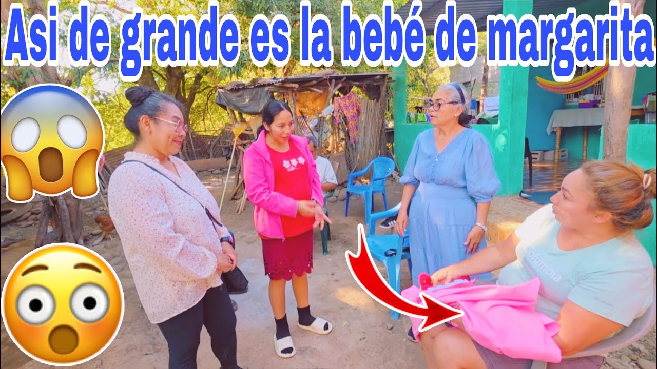 Conocerán la bebé de margarita asi de grande es la bebé😱😳