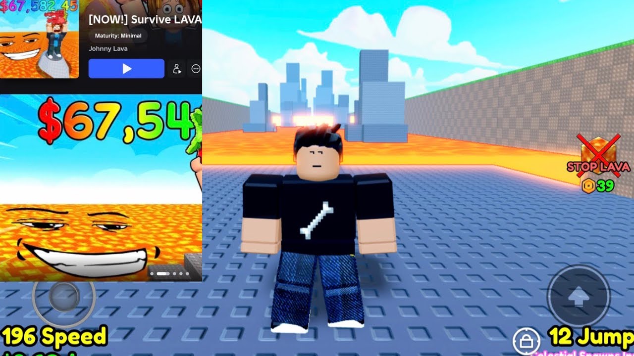 THE FIRST SURVIVE LAVA FOR BRAINROTS UPDATE!!