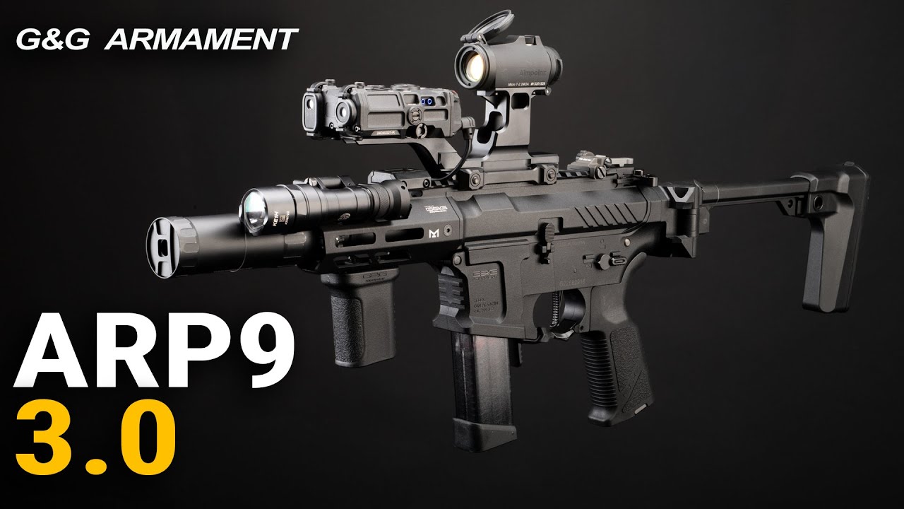 Самый лёгкий пистолет-пулемёт для страйкбола? | G&G ARP9 3.0! [Обзор]