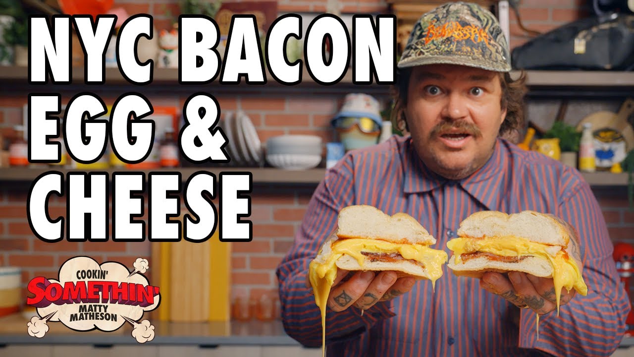 Making NYC's Famous Bacon, Egg & Cheese Bagel | Cookin' Somethin' w/ Matty Matheson