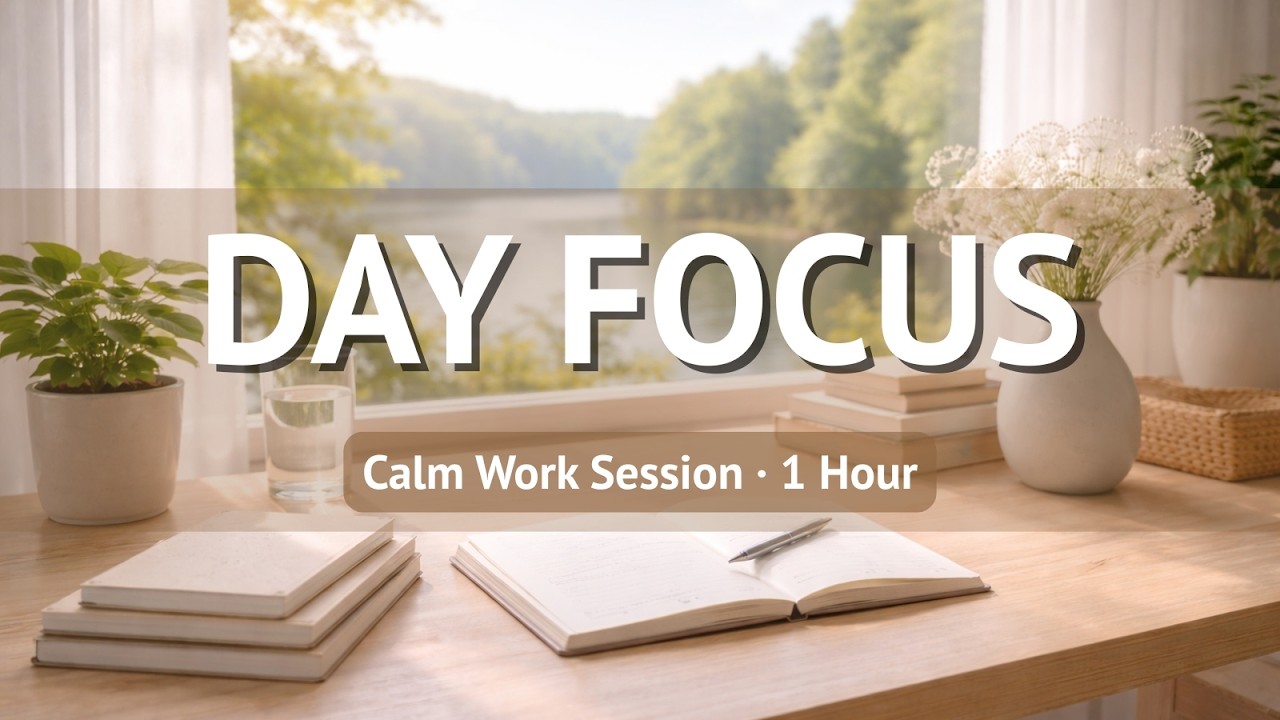 Day Focus – 1 Hour Calm Ambient Music for Focused Work - Studying & Learning