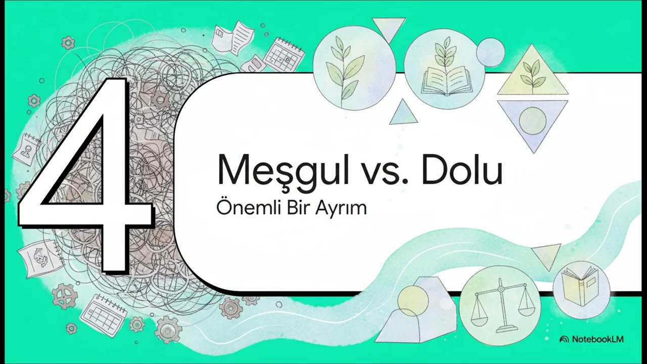 Gerçekten Yoğun Musun? (Sürekli Meşgul Olmak) | Aklımdan Geçenler # 4
