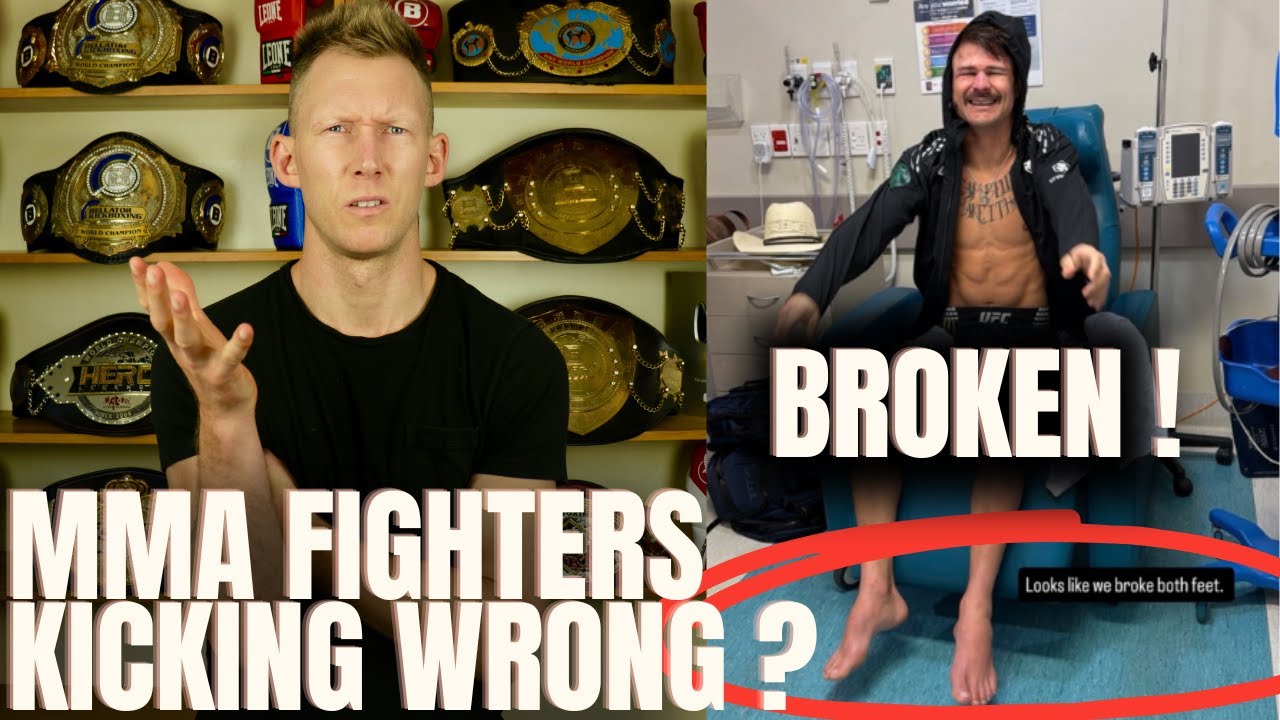 Боец UFC сломал обе ноги в бою с Волком!