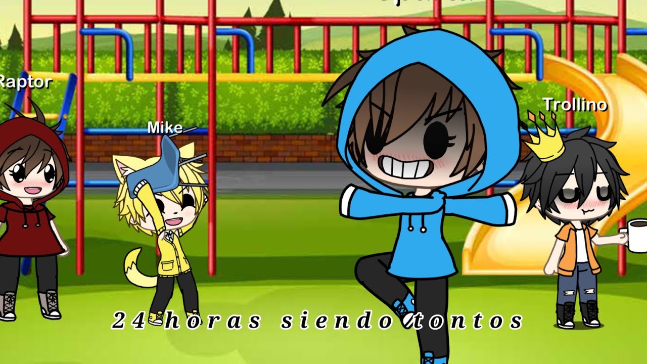 //24 horas siendo tontos// •gacha life• hay spartor 7w7