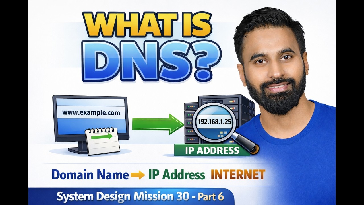 Domain Name System (DNS) Explained | How it is Working | Interview Ready | Mission 30 - Part 6