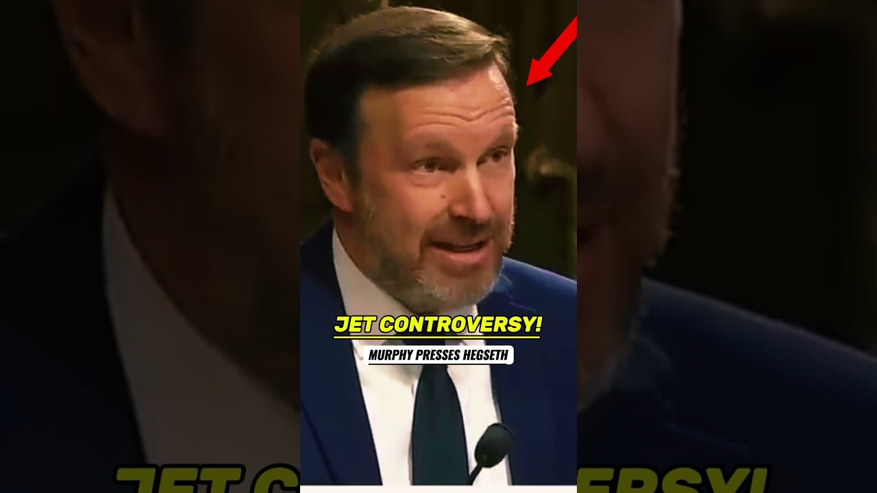Murphy Demands Answers on Trump's Qatar Jet. Hegseth Won't Commit.  #congress #uspolitics #trump