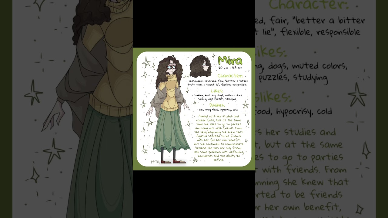 new character profile from my new manga!! #oc #ocart #originalcharacter #shorts #characterprofile