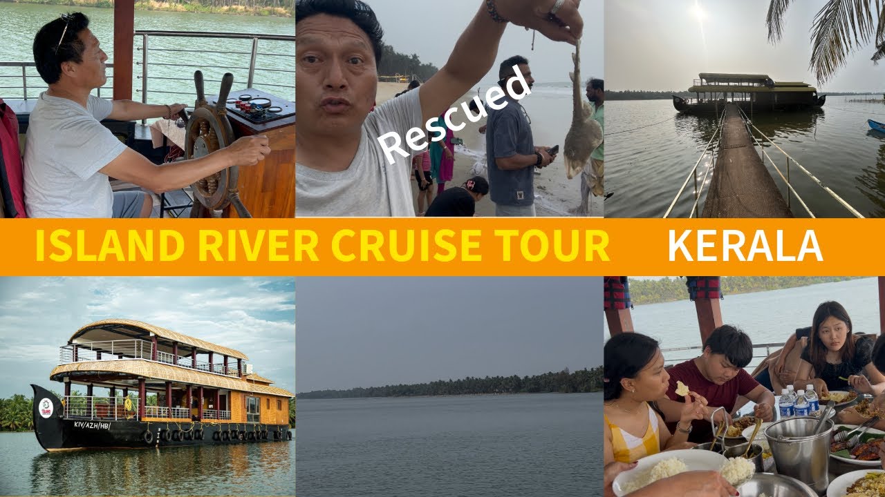 KERALA VLOG - 2 | ISLAND TOUR | YUMMY FOOD | STINGRAY FISH RESCUED | @tsengo vlogs | YOUTUBER 👍