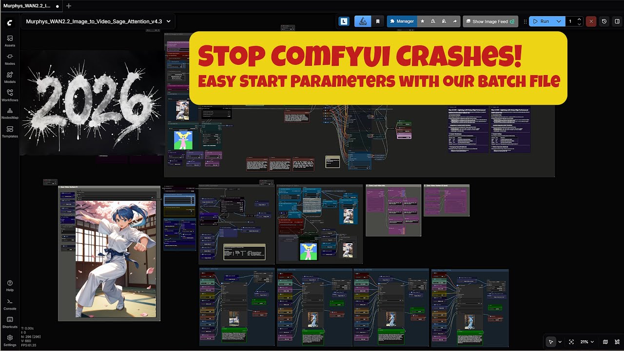 Stop ComfyUI Crashes! Easy Start Parameters with our Batch File