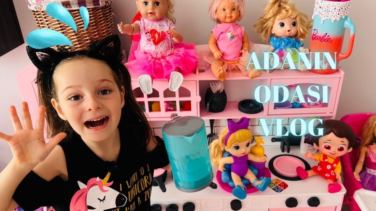 Kız Oyunları!Ada ile Oda Oyuncak Videosu!Kız Oyunları,Oyuncak Videosu,Eğlenceli Videoları