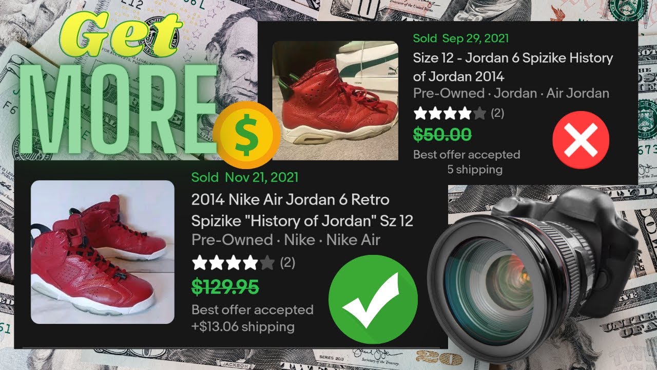 TOP SNEAKER SELLERS Use THESE PHOTO ANGLES for RESELLING SNEAKERS