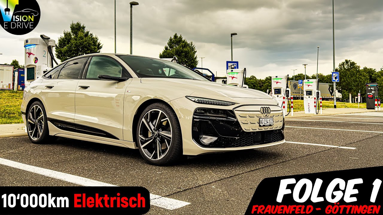 Wirklich Langstrecken Monster? Die ersten 600km - XXL Audi A6 e-tron Roadtrip - Folge 1