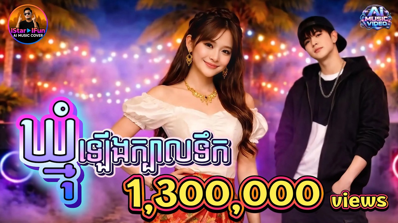 🔥ថ្មីឡូយ♥️👍🏻| ឃ្មុំឡើងក្បាលទឹក​ | Khmer ft English | AI Music Video | IStar IFun
