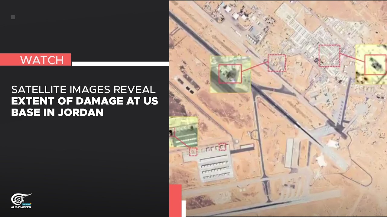 Satellite images reveal extent of damage at US base in Jordan