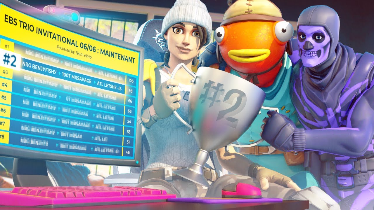 2nd Place in EBS Trio Cup 🏆 ft. MrSavage & Benjyfishy 💀🐟🎮