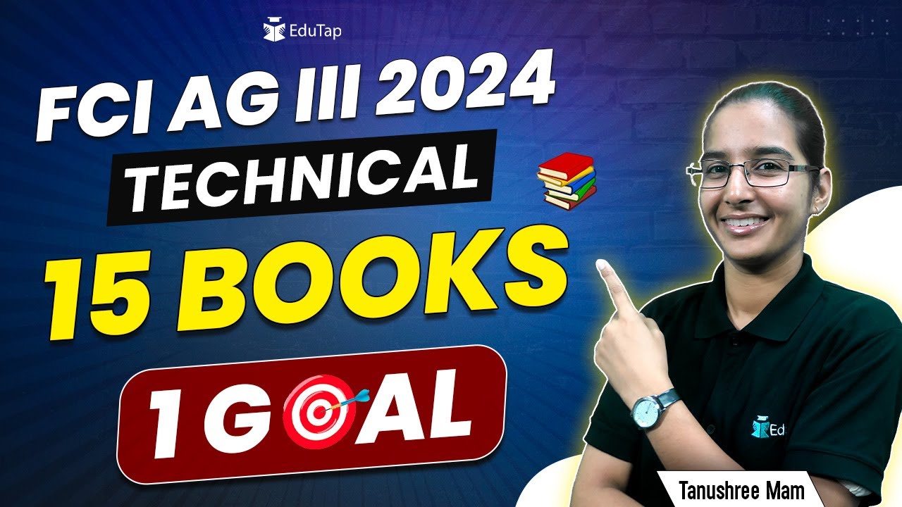 Best Books For FCI AG 3 Technical 2024 | FCI Assistant Grade 3 Phase 1 and Phase 2 Books | FCI Books