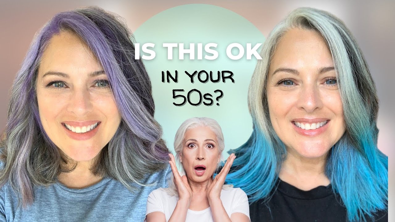 COLOR FUN WITH GRAY HAIR - just4kira contact lenses and mofajang hair wax reviews