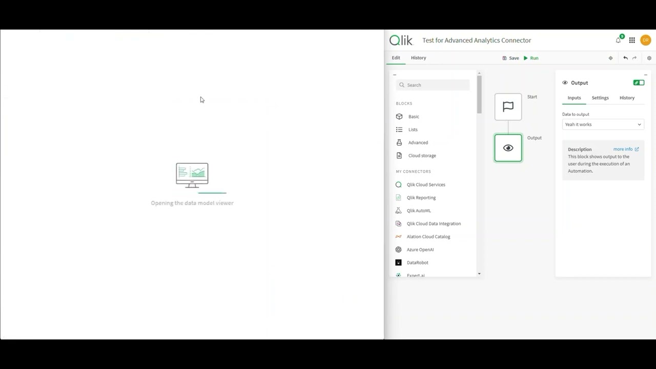 Application Automations for Advanced Analytics Connectors