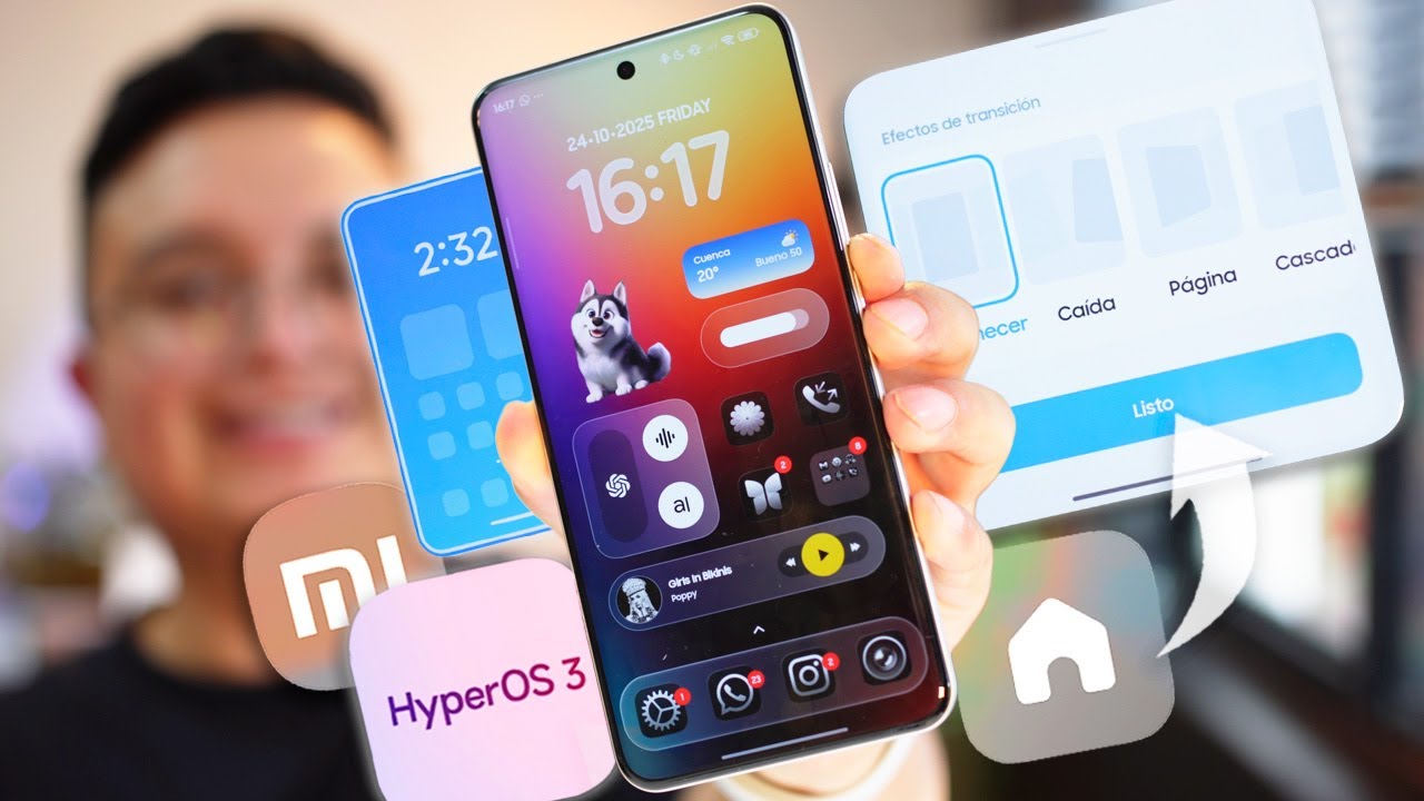 Nuevas Funciones! Instala YA el Launcher OFICIAL de HyperOS 3 para Cualquier Xiaomi - Redmi