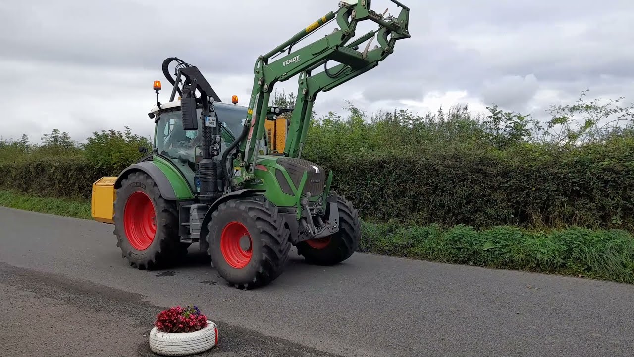 Trimming hedges with a McConnell