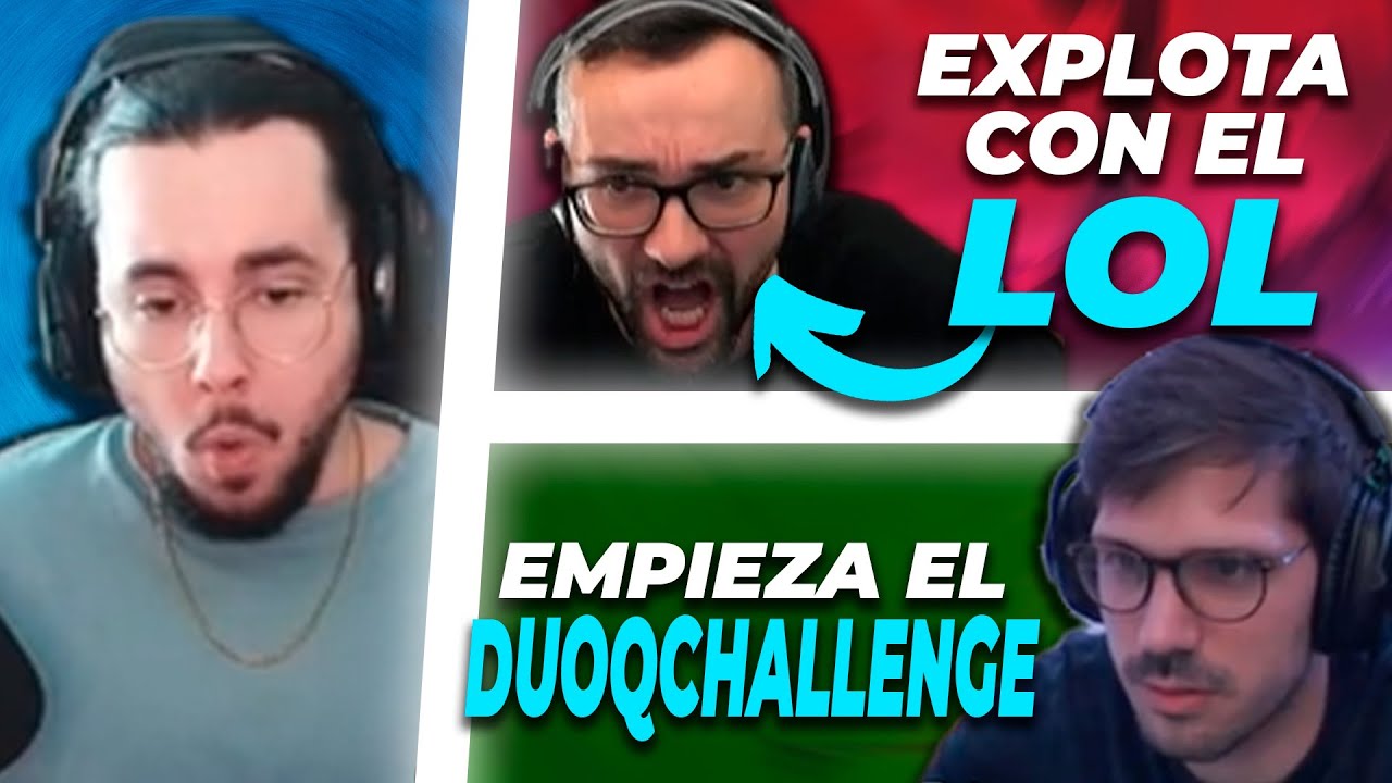 EMPIEZA el DUOQ CHALLENGE - ELXOKAS RAGE 🤬 #417 | Mejores Clips LOL Espa&ntilde;ol
