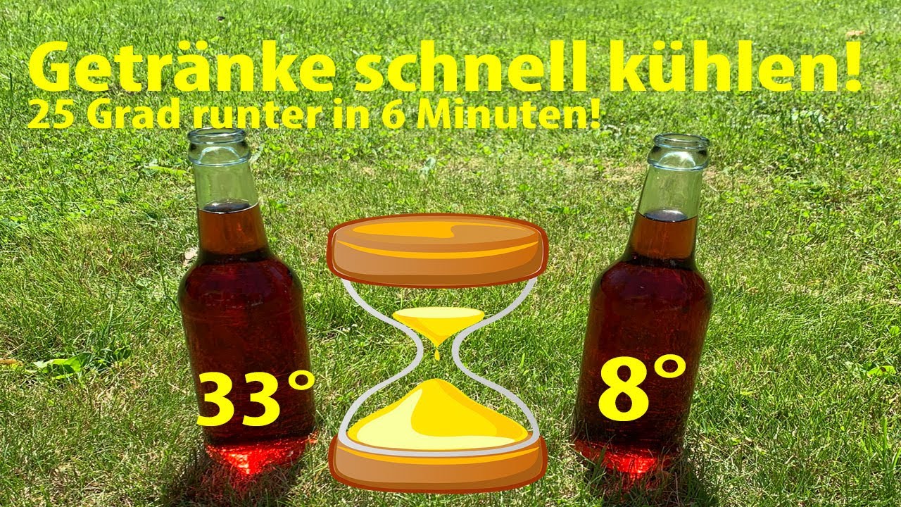 COOL: Getränke schnell kühlen!!! (mit Beweis!) | Lehrerschmidt - einfach erklärt!