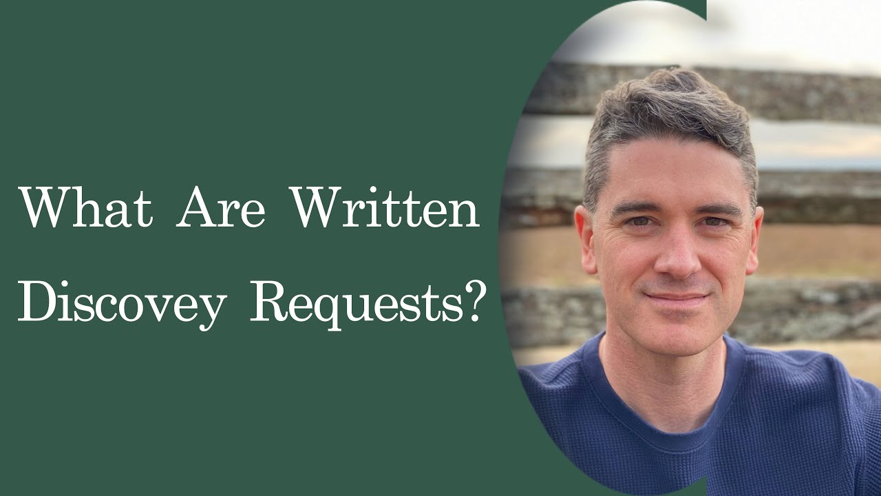 What Are Written Discovery Requests In A Lawsuit? / justice with jed
