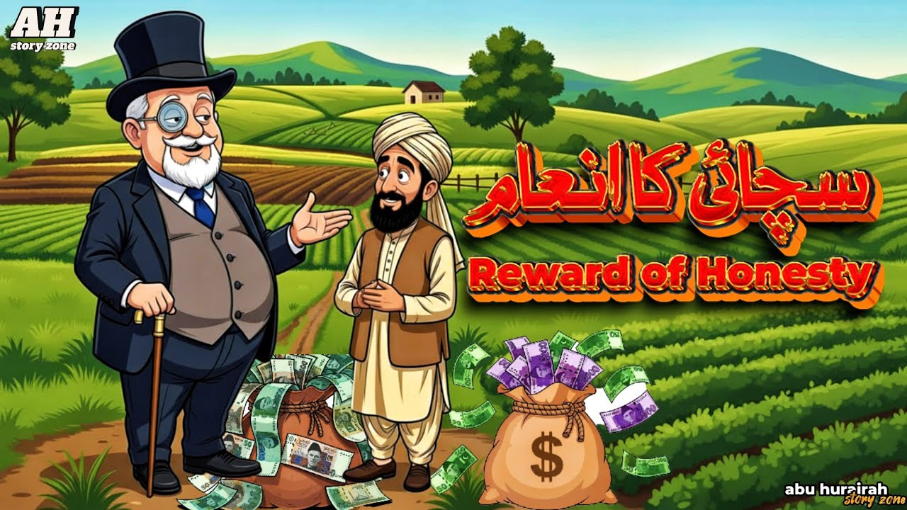 The Reward of Honesty | Honest Farmer & Rich Man Moral Story #Ahstoryzone #hindistories#urdustories