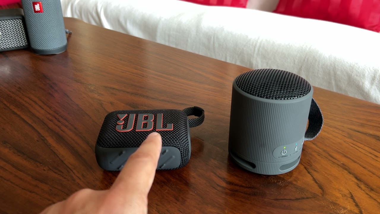 JBL GO 4  VS  Sony XB100 - sound comparison