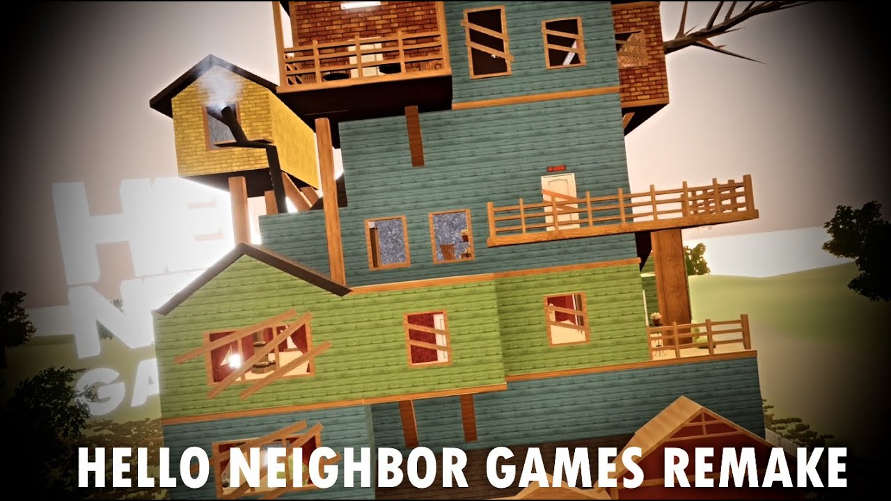 Angry Neighbor Remake - FULL WALKTROUGH (SHOCKING ENDING)