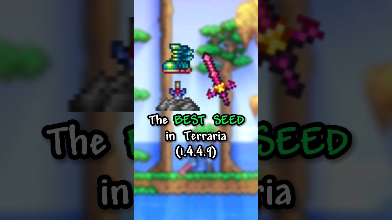 The BEST SEED in Terraria (1.4.4.9, All platforms)