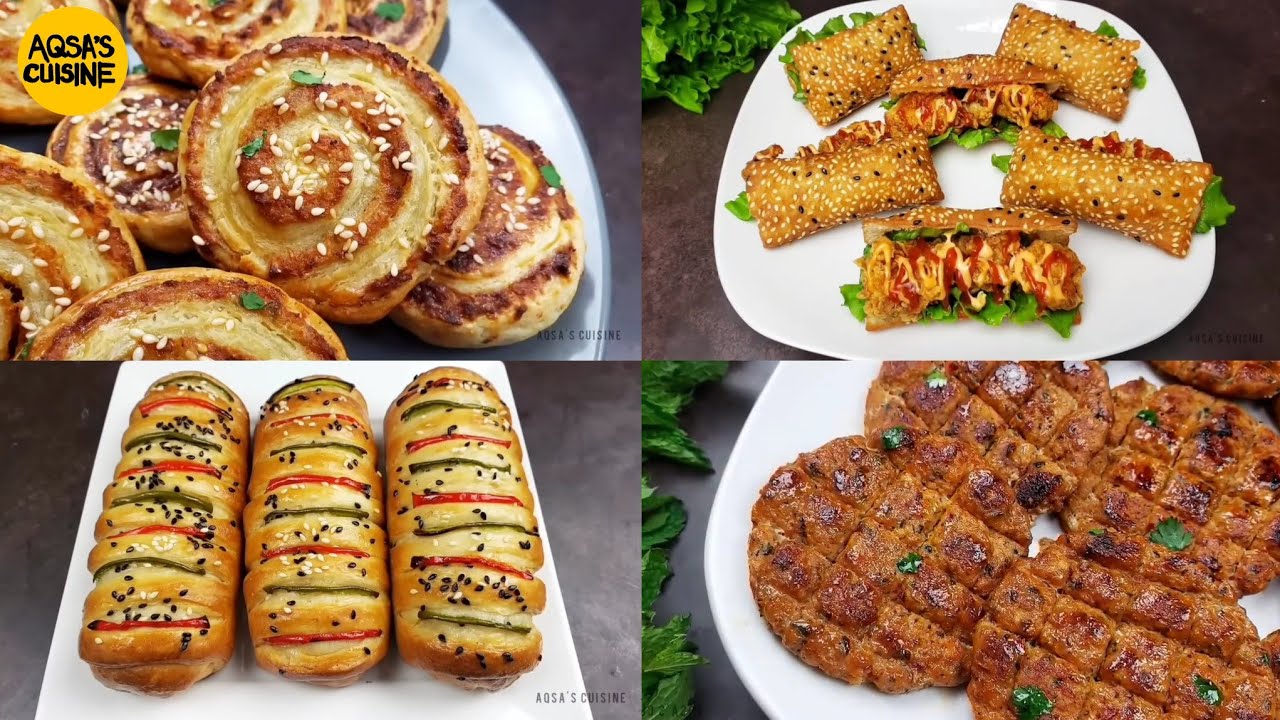Iftar Recipes by Aqsa's Cuisine Chicken Bread, Chicken Kabab, Chicken Patties, Fried Chicken Pockets
