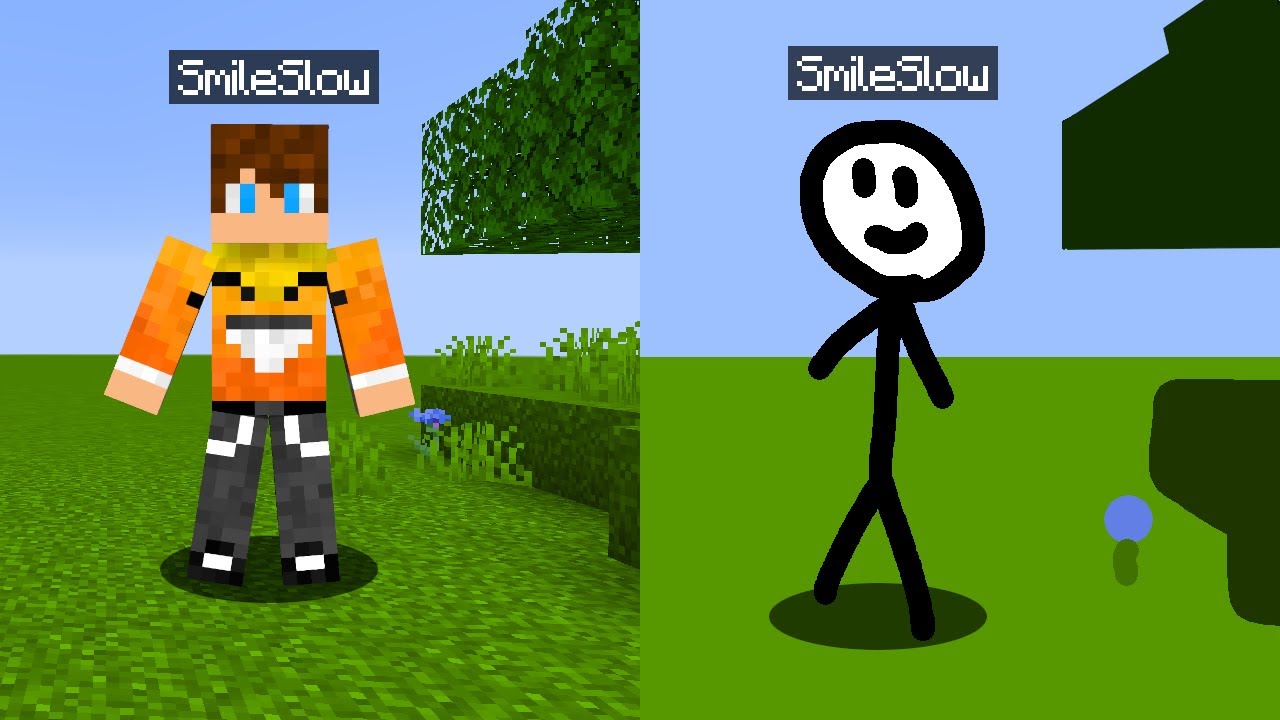 Minecraft, ale CAŁY ŚWIAT JEST NARYSOWANY!