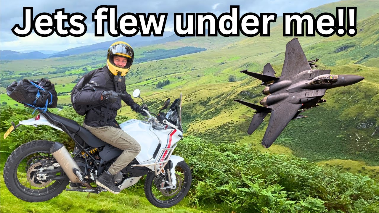Riding to the BEST Jet Spot in Wales! - Mach Loop Adventure