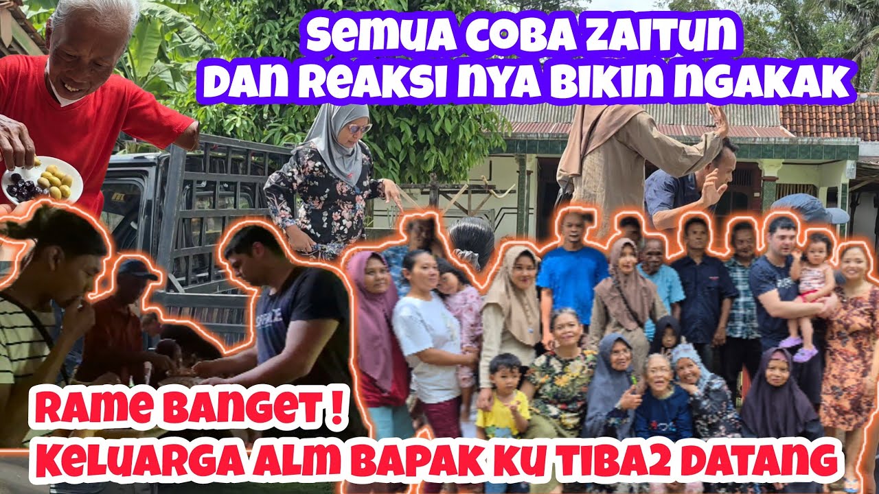 RAME BANGET KEDATANGAN TAMU DARI KELUARGA ALM BAPAK #keluarga besar