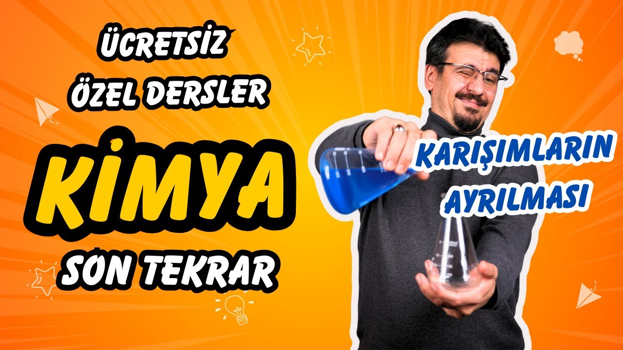 Karışımları Ayırma Yöntemleri I Ücretsiz Özel Ders + PDF🗓️