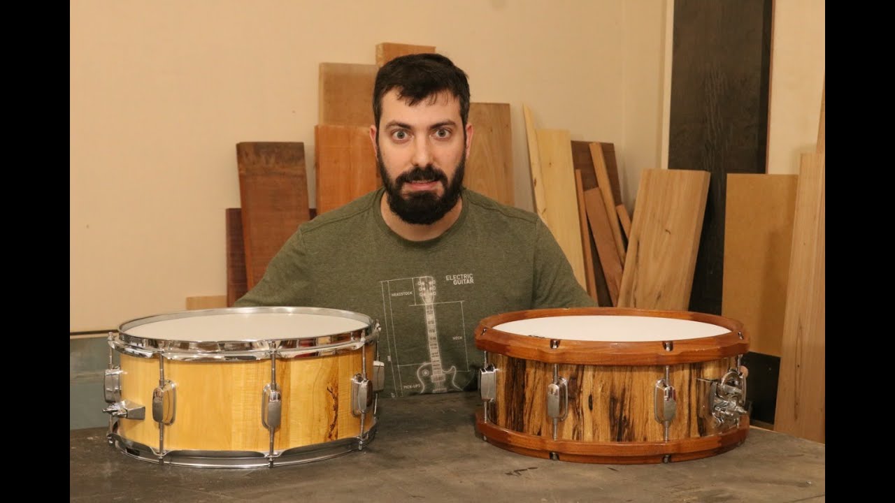 Fiz as minhas próprias caixas pra bateria! - Stave drum