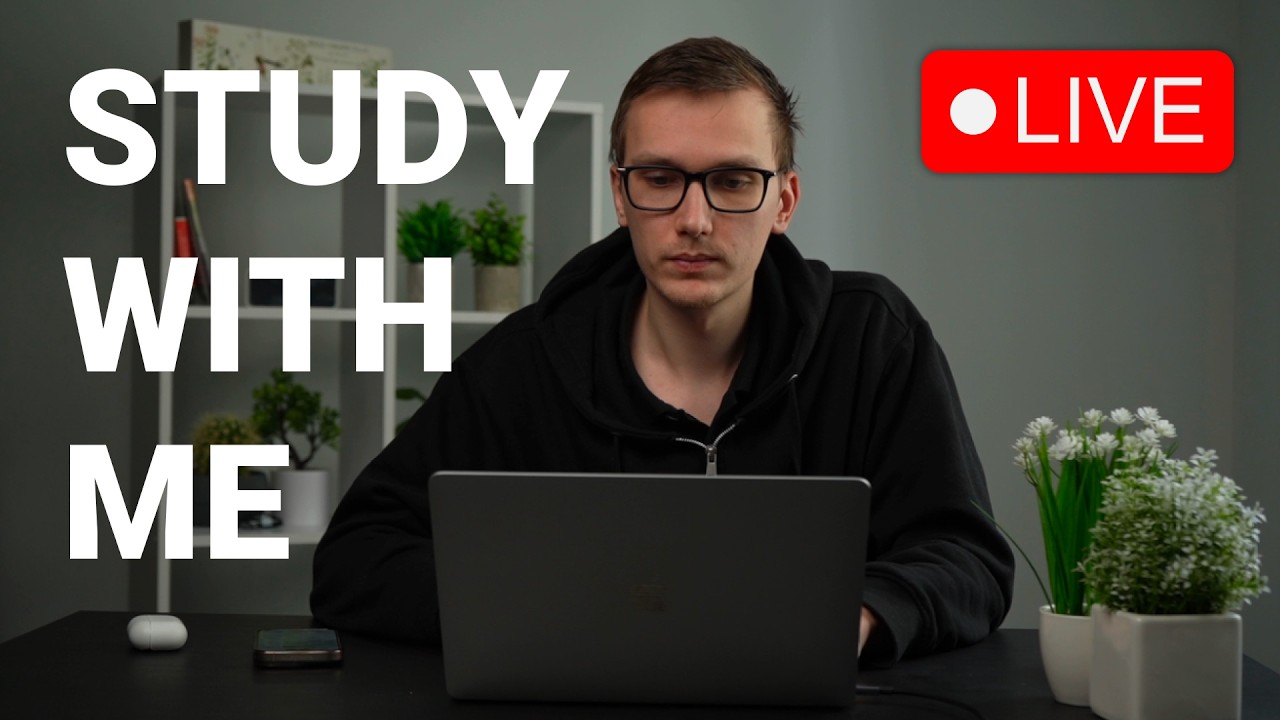Study With Me LIVE 2 Hour Session | 50/10 Pomodoro Timer | Deep Focus