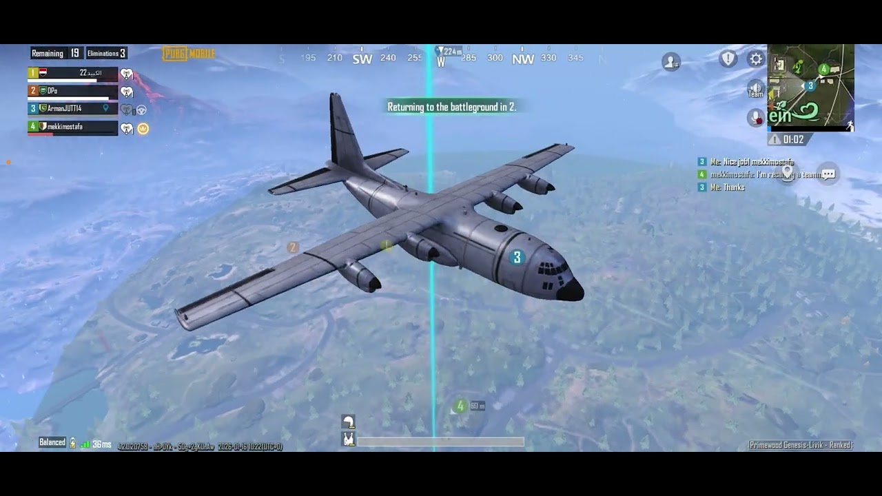 Playing PUBG mobile but i lost the self reviver devices 