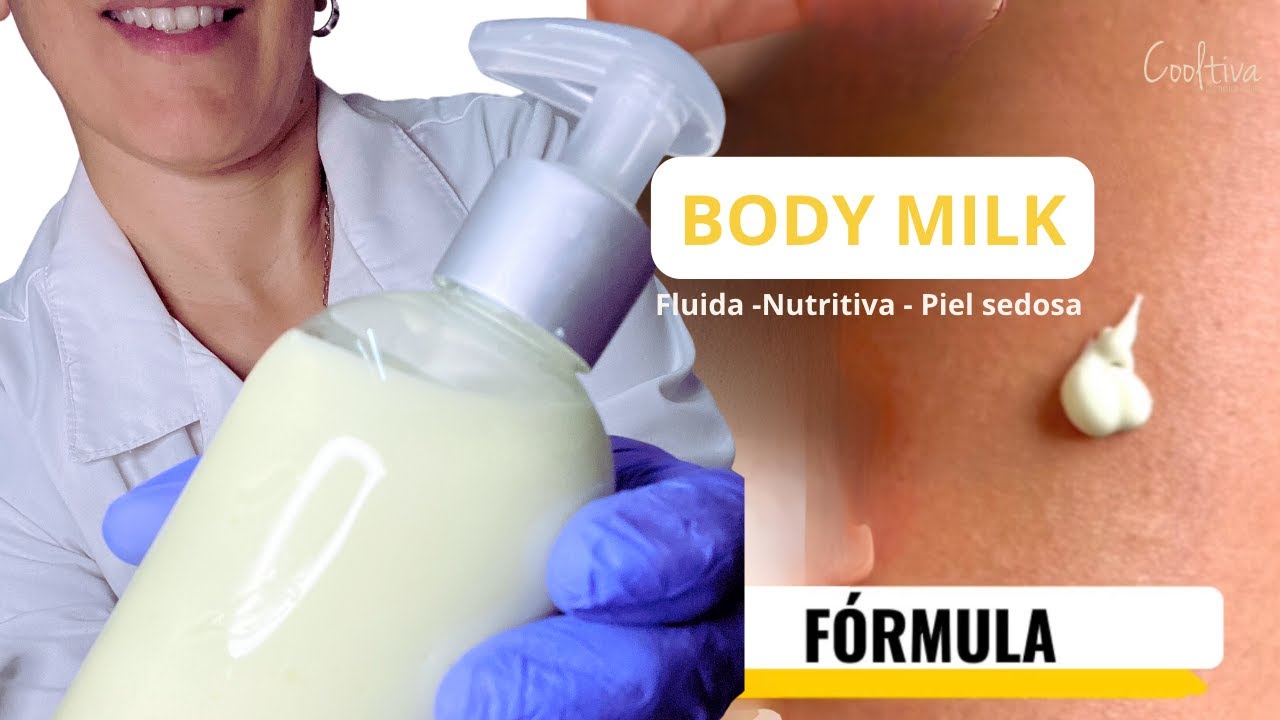 Fórmula: BODY MILK Vainilla - Crema o Leche Corporal Fluida y Suave.