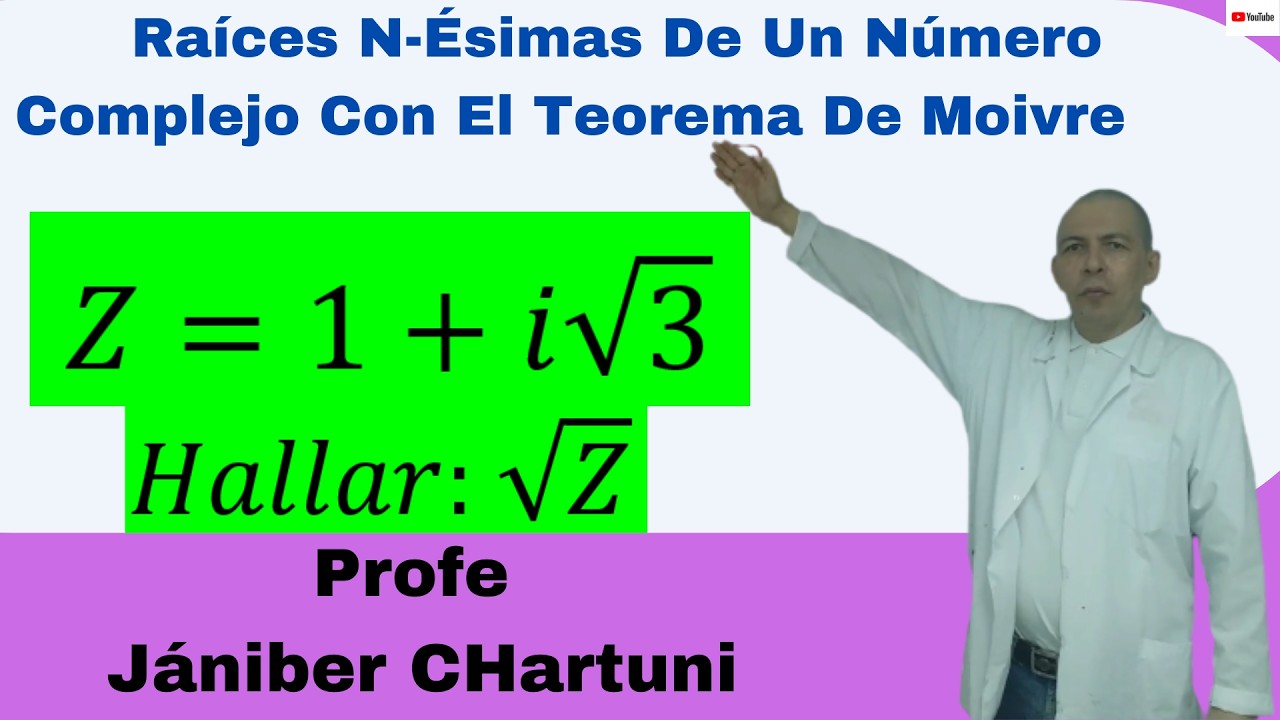 Raíces N-Ésimas De Un Número Complejo Con El Teorema De Moivre # 7