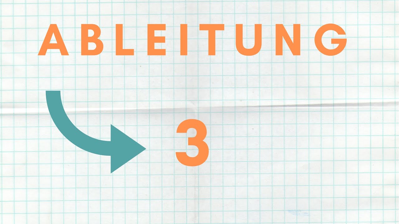 Wie bildet man Ableitungen? | Mathe Nachhilfe Abitur |