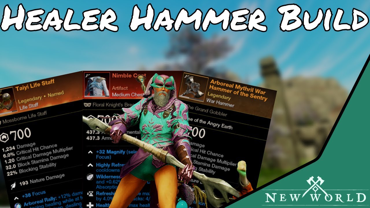 Life Staff/Hammer Build (Updated) - New World [Season 5]