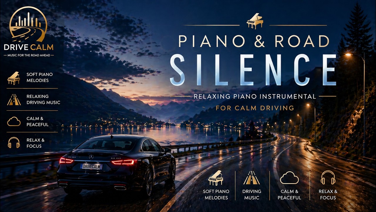 Piano & Road Silence | เปียโนบรรเลงเงียบสงบ ฟังสบายระหว่างขับรถ
