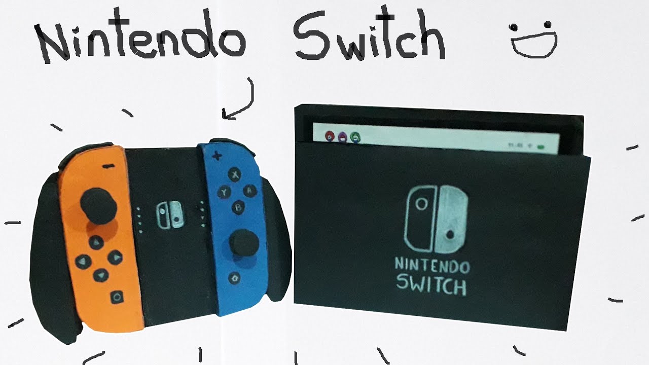 Cómo hacer un Nintendo Switch (DE CARTÓN) | TUTORIAL |