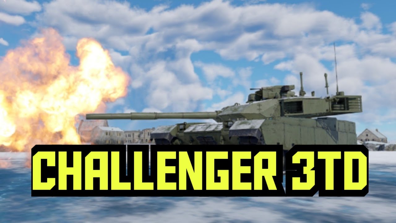 CHALLENGER 3TD in action| WAR THUNDER MOBILE 