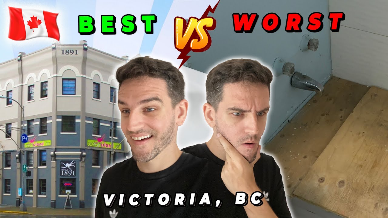 Staying At The Best & WORST Rated Hostels In Victoria, BC! 🇨🇦