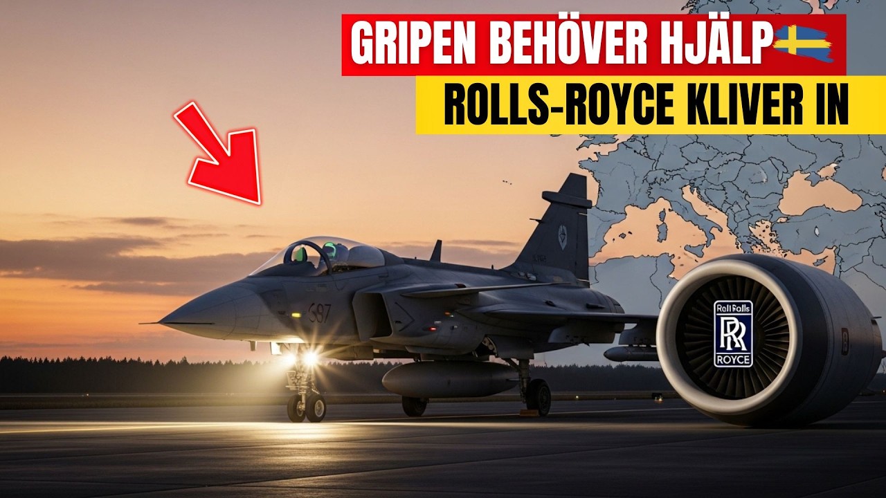 Så gör Rolls Royce motorer Sveriges Gripen EF ostoppbar!