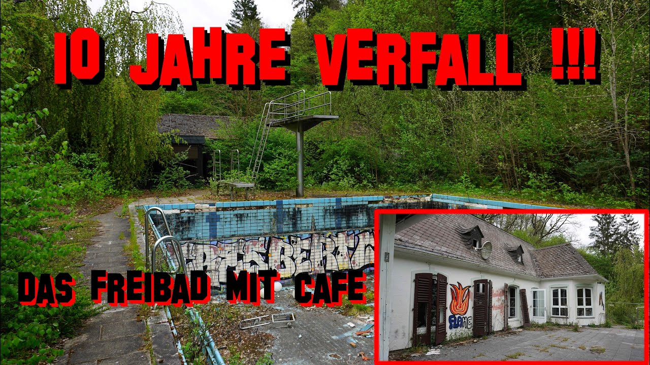 Lostplace / Das Freibad mit Cafe #lostplaces #abandoned #urbex