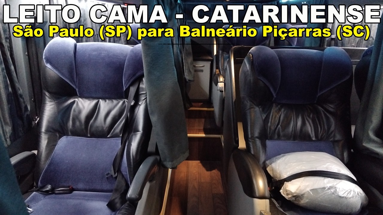 Catarinense DD Leito Cama, 10 horas de conforto e tranquilidade